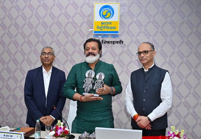 BPCL hosts Suresh Gopi, MoS for Petroleum & Natural Gas